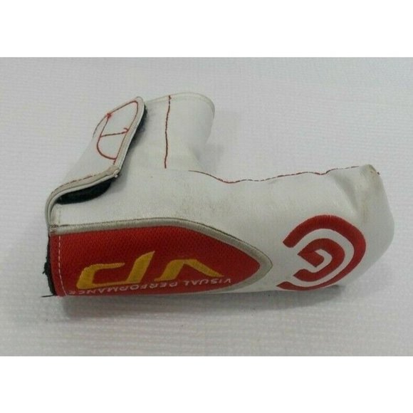 Cleveland Golf VP Visual Performance Putter Headcover Blade Head Cover White Red - Picture 2 of 6